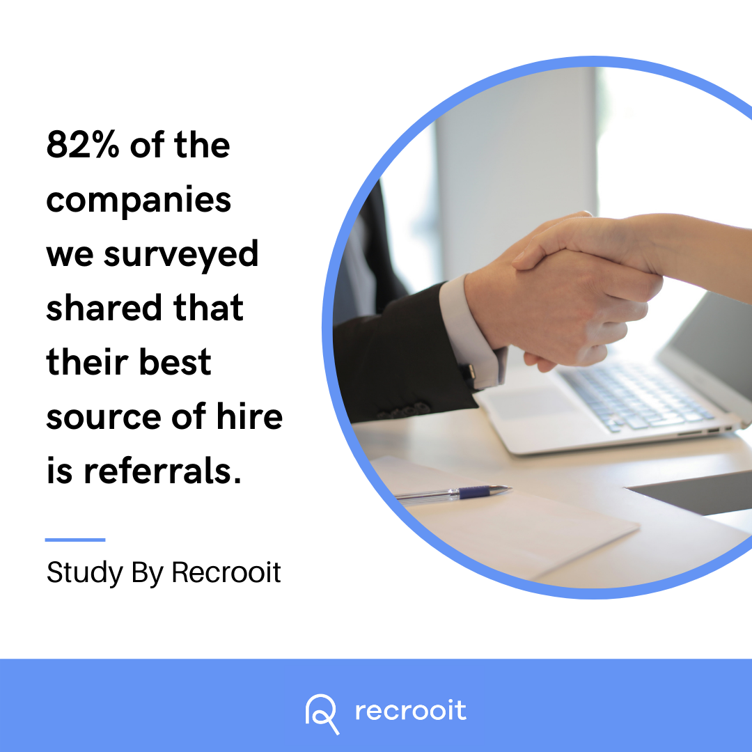 The best source of hire: referrals