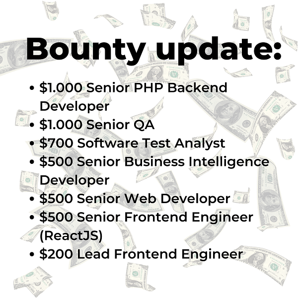 Tech recruitment side gig reward